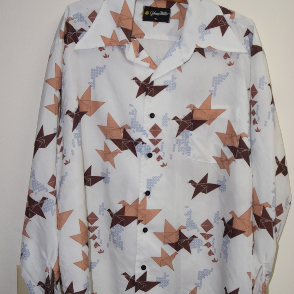 Johnny Miller Origami Crane Shirt